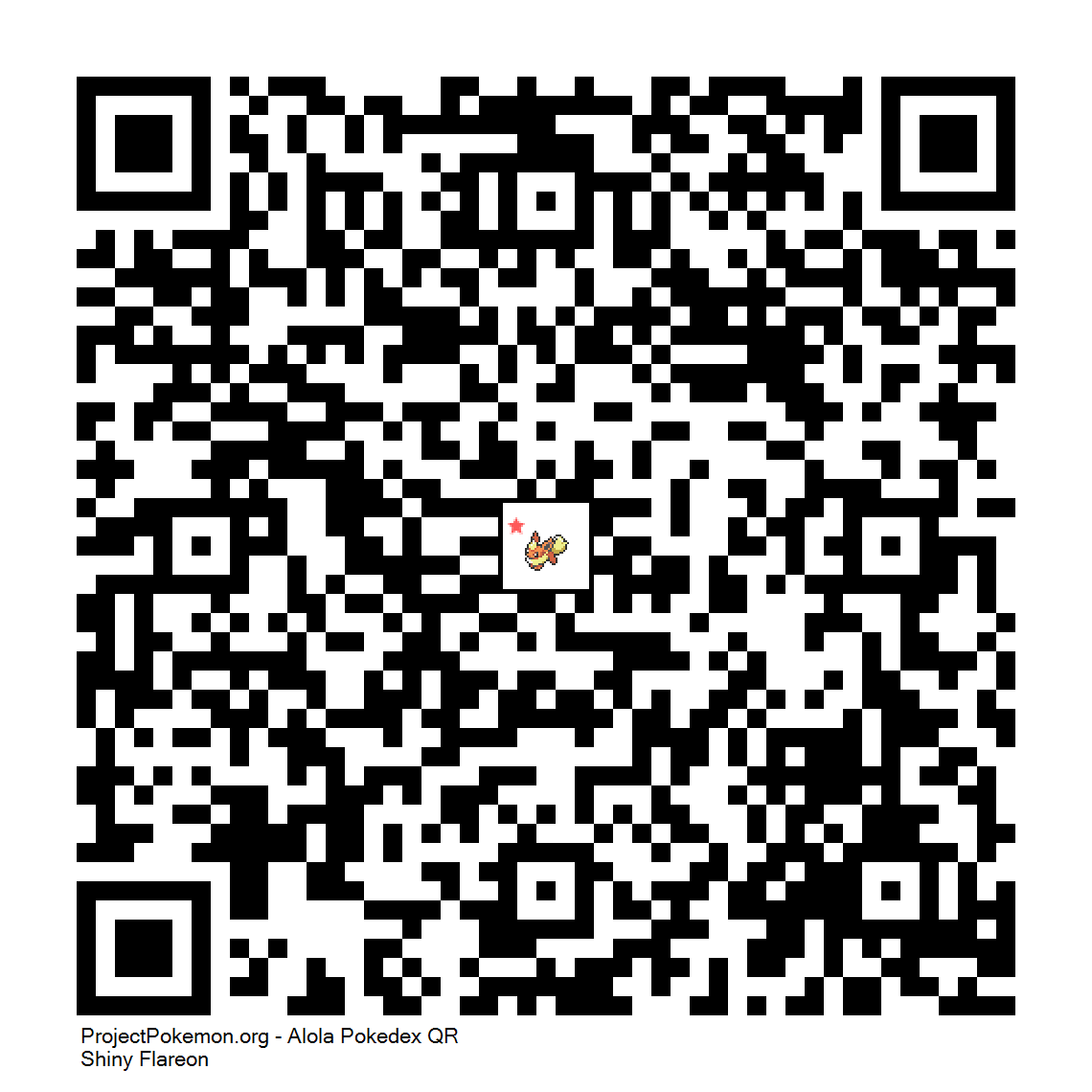 Cdigo QR de Flareon variocolor